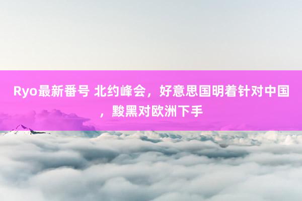 Ryo最新番号 北约峰会，好意思国明着针对中国，黢黑对欧洲下手