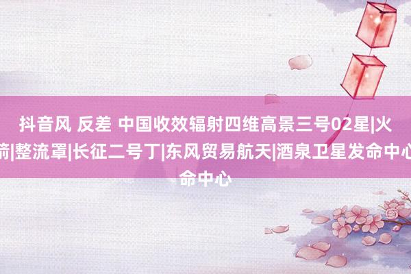 抖音风 反差 中国收效辐射四维高景三号02星|火箭|整流罩|长征二号丁|东风贸易航天|酒泉卫星发命中心